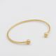 ARMBAND SYSTER P STRICT PLAIN BANGLE BALL GOLD