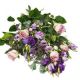 Begravningsbukett Floristens val lila